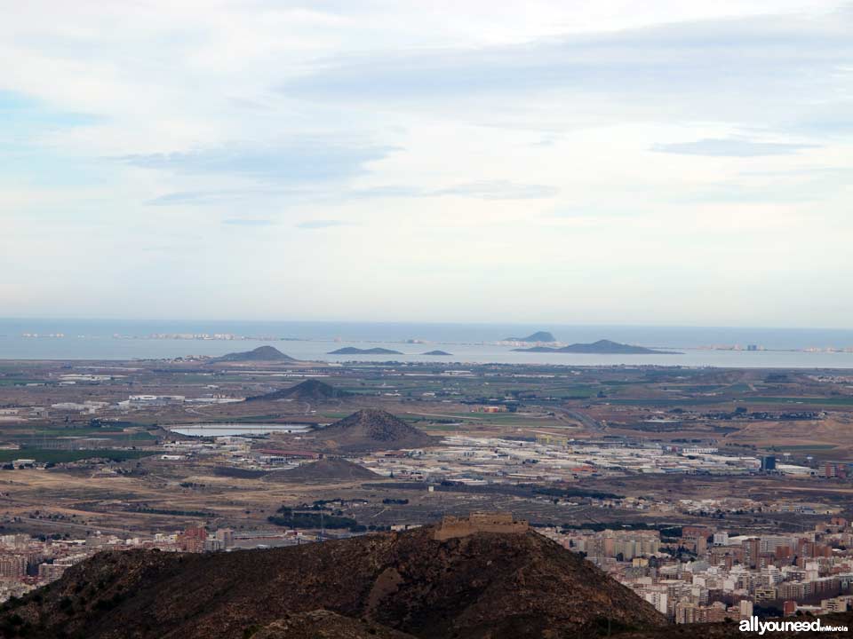 Panoramic Views from Monte Roldán. Mar Menor and Islas