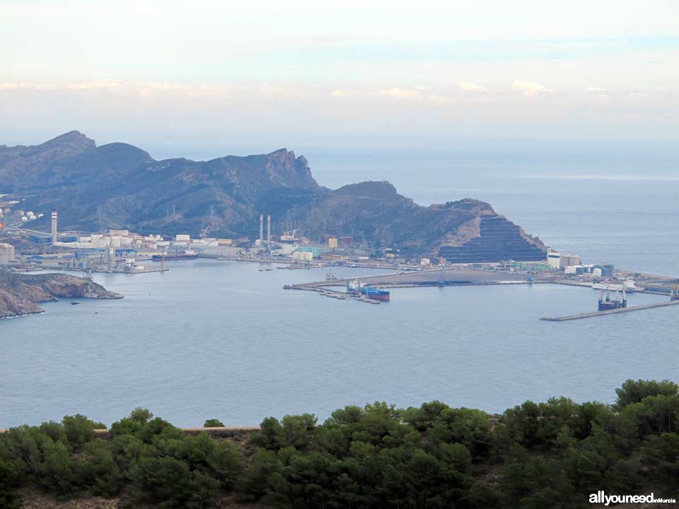 Panoramic Views from Monte Roldán. Escombreras