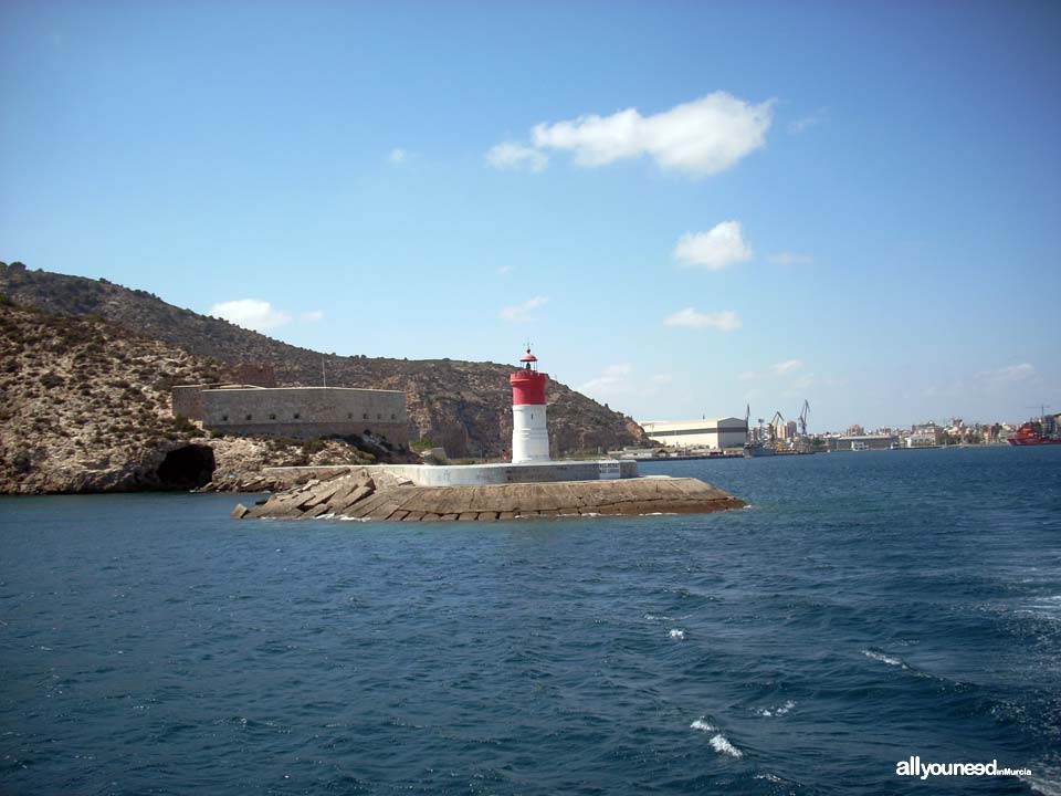 Fuerte de Navidad en el puerto de Cartagena