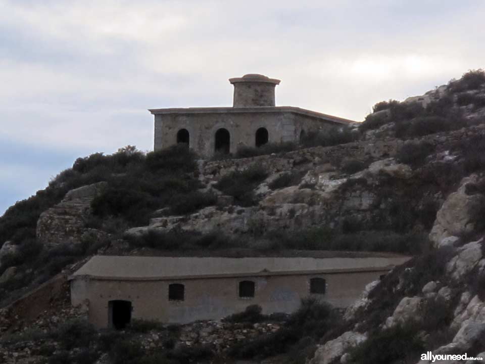 Podadera Lighthouse in Cartagena. Murcia