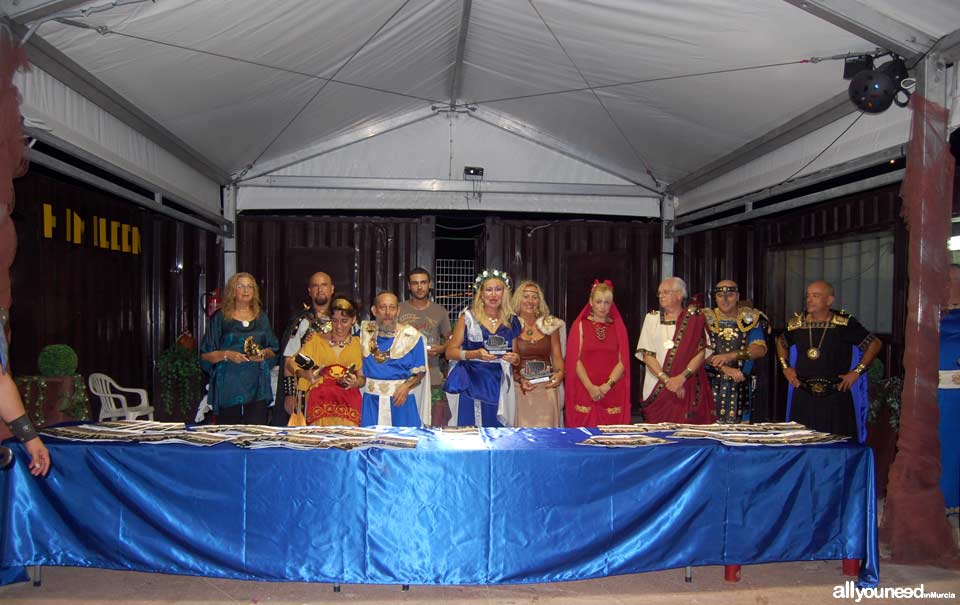 Carthagineses y Romanos en Cartagena. Entrega premios literarios tropa Himilcon