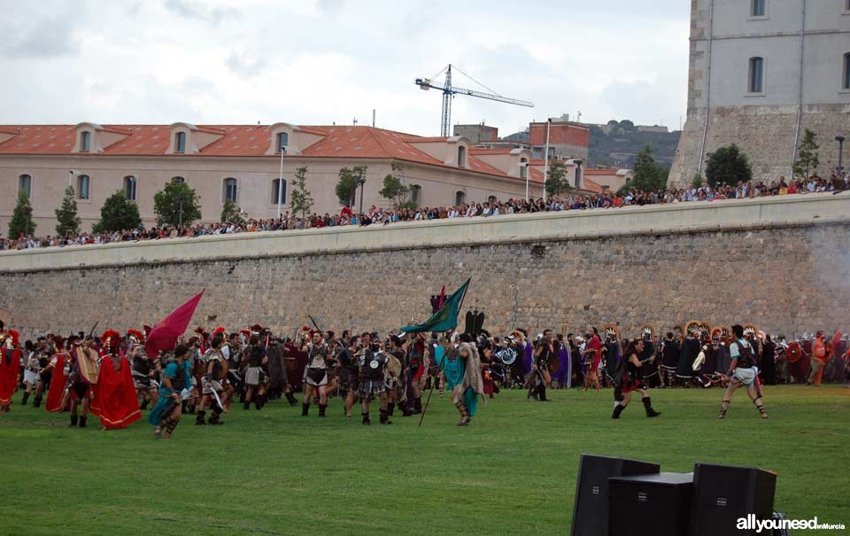 Carthagineses y Romanos en Cartagena. Batalla por la toma de Qart Hadast