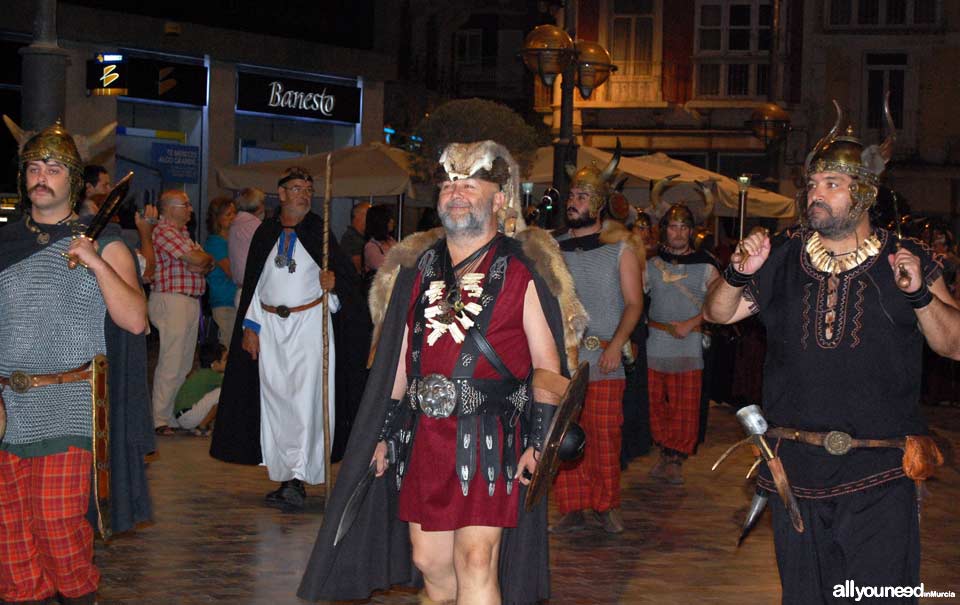 Carthagineses y Romanos en Cartagena. Desfile contratación de Mercenarios