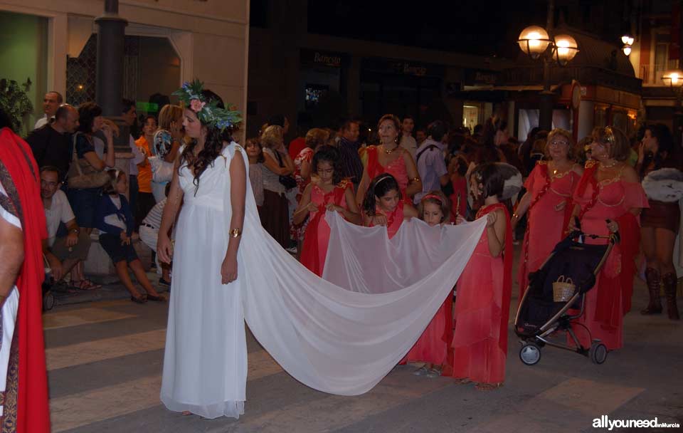 Carthagineses y Romanos en Cartagena. Desfile Tropa Romana