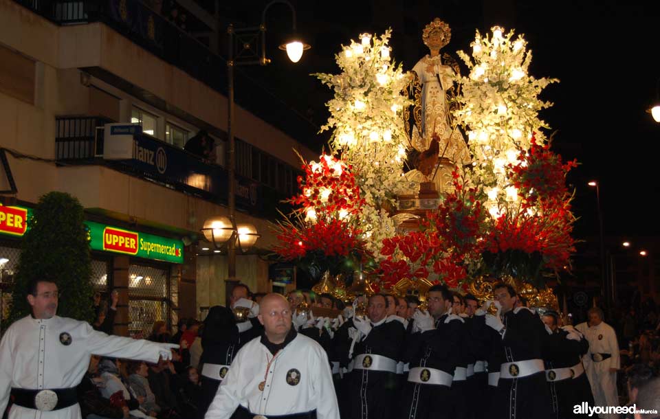 Float of San Pedro. Holy Week in Cartagena