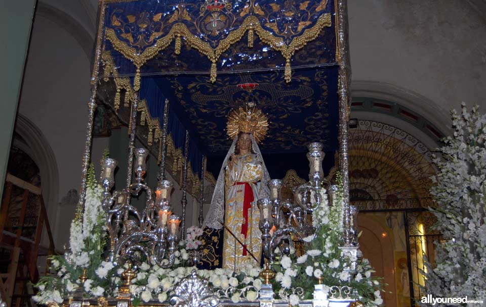 Our Lady of Beautiful Love. Holy Week in Cartagena