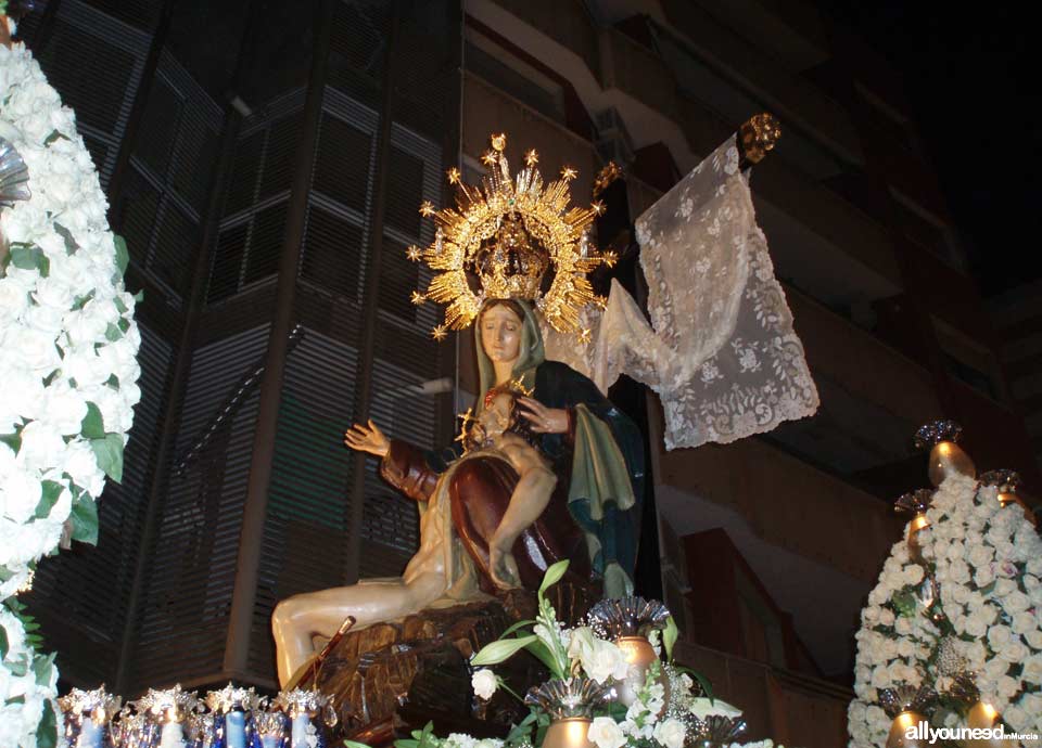 Our Lady of Mercy. Holy Week in Cartagena