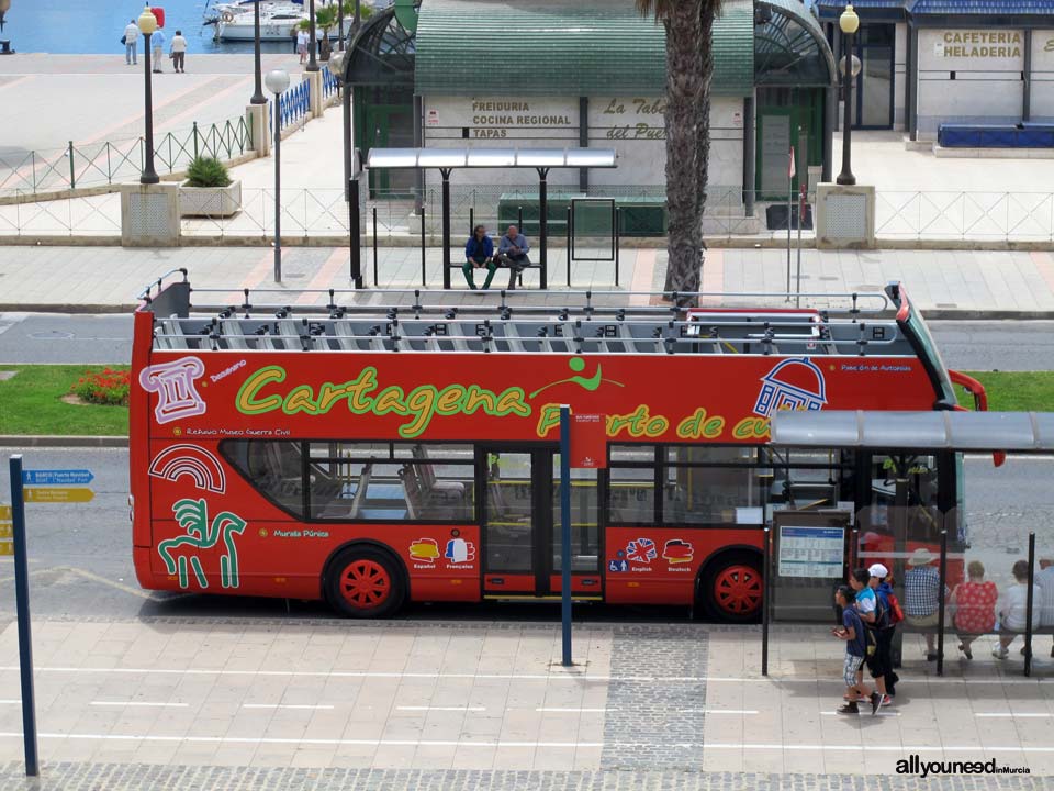 Bus turístico en Cartagena