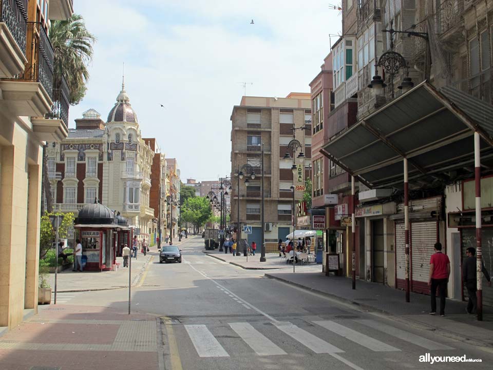 Calles de Cartagena. Calle Duque San Diego