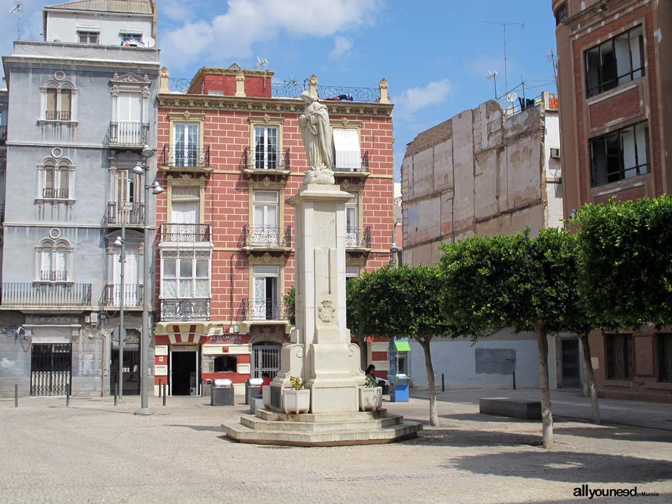 Calles de Cartagena. Plaza Risueño