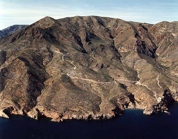 Bolete Cove in Cabo Tiñoso -Cartagena- Spain