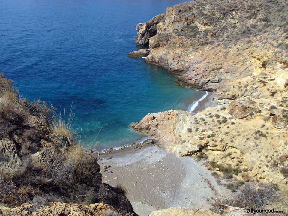 Bolete Cove in Cabo Tiñoso -Cartagena- Spain