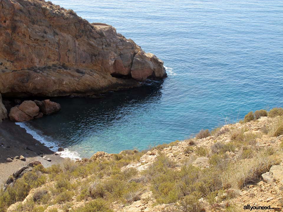 Bolete Cove in Cabo Tiñoso -Cartagena- Spain