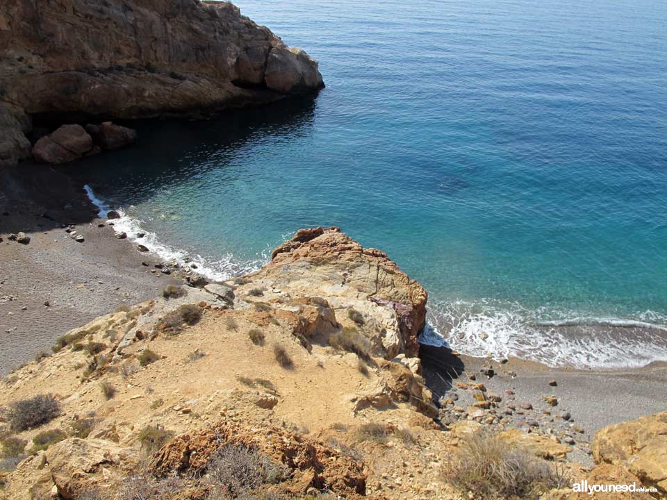 Cala El Bolete en Cabo Tiñoso , Cartagena