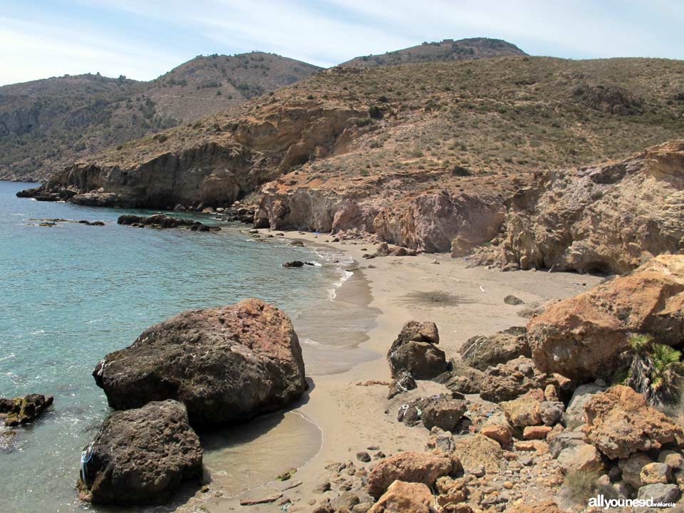 Cove located beetwen Salitrona and Pozo de la Avispa coves