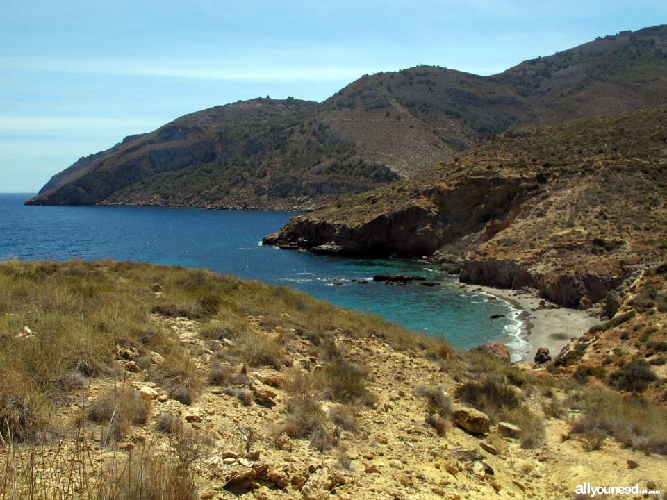 Cove located beetwen Salitrona and Pozo de la Avispa coves