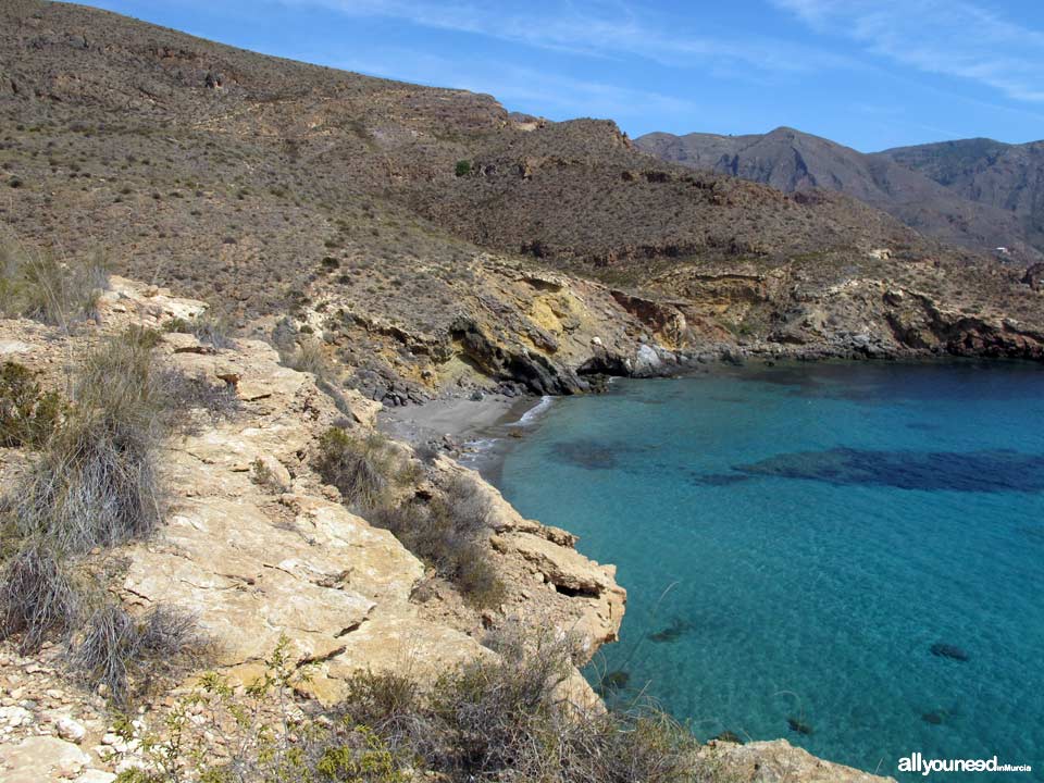 Cala Pozo de la Avispa en Cabo Tiñoso