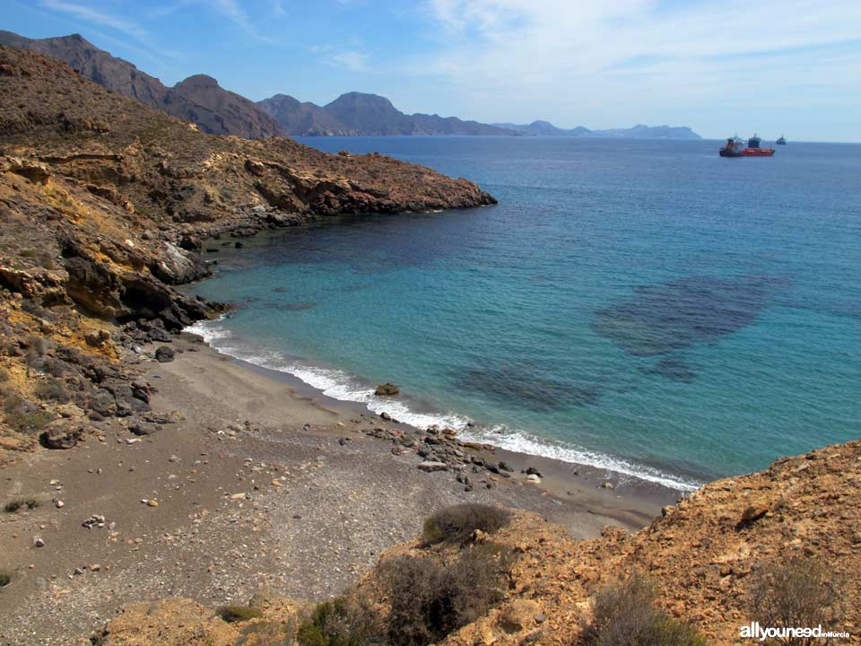 Cala Pozo de la Avispa en Cabo Tiñoso