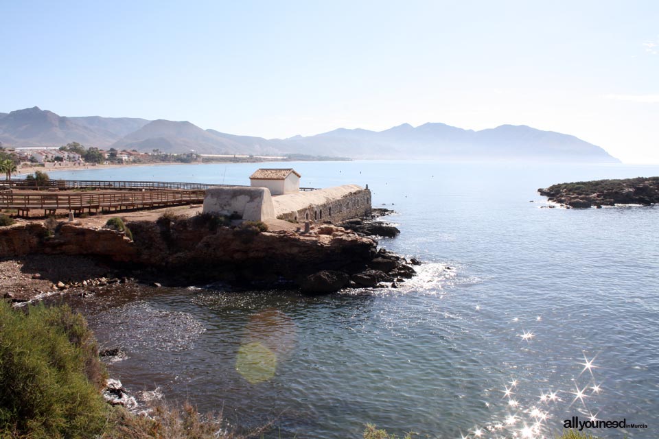 Marrana Baths, Isla Plana. What to see in Murcia