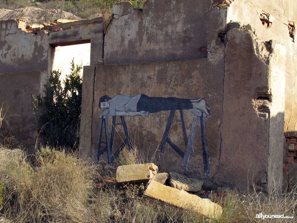 Playa del El Gorguel entre Portmán y La Unión