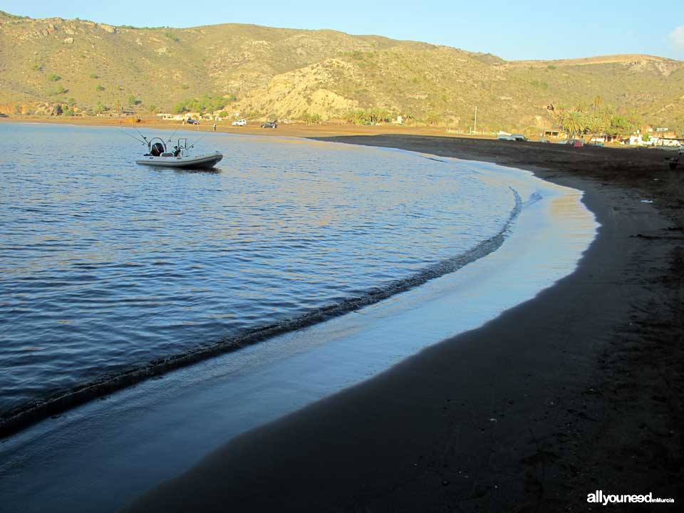 Playa del El Gorguel entre Portmán y La Unión