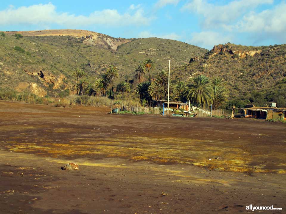 Playa del El Gorguel entre Portmán y La Unión