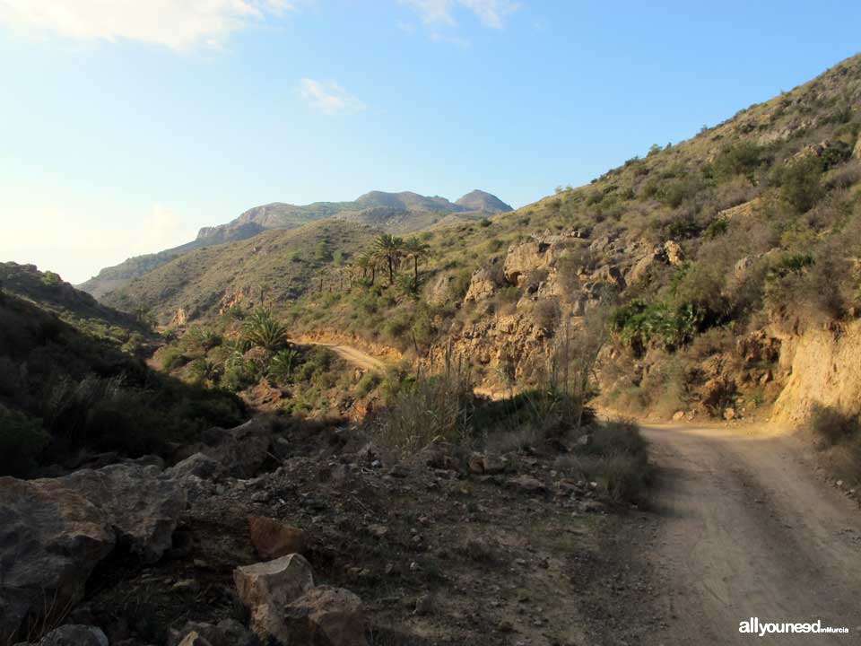 Playa del El Gorguel entre Portmán y La Unión