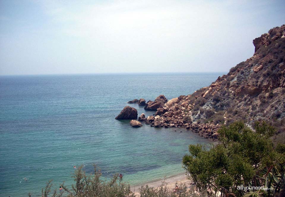 Cala Cortina en Cartagena