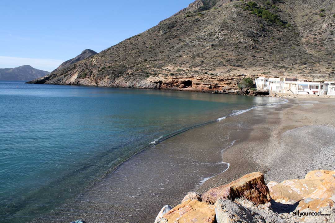 Portús Beach in Cartagena