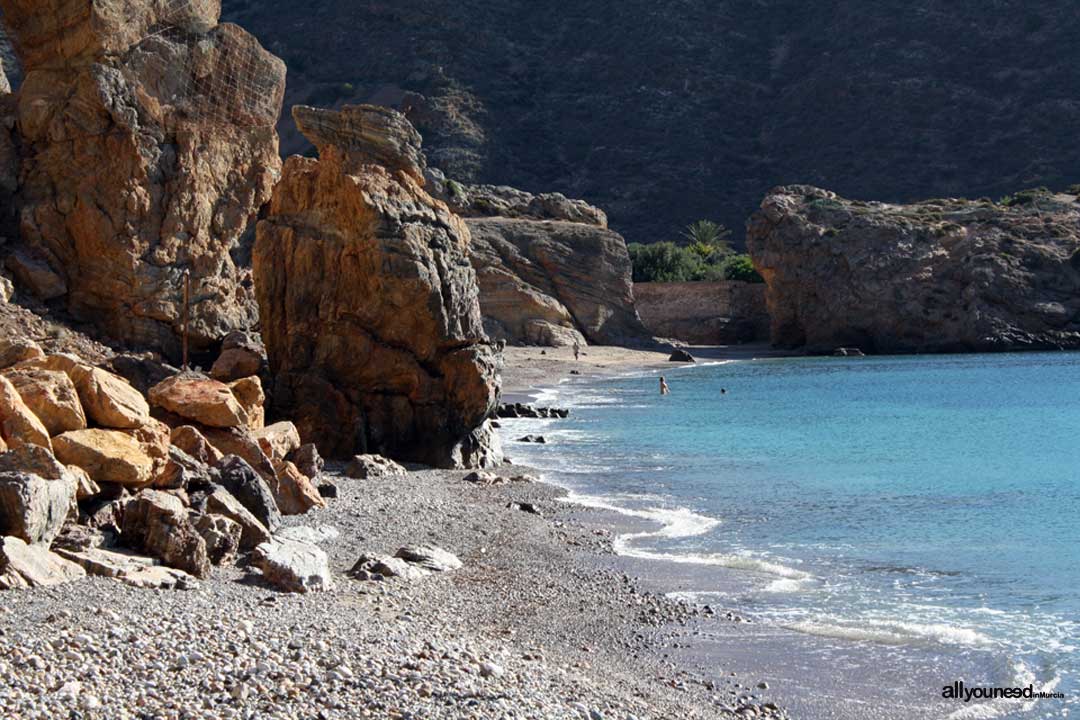 Playa el Portús en Cartagena