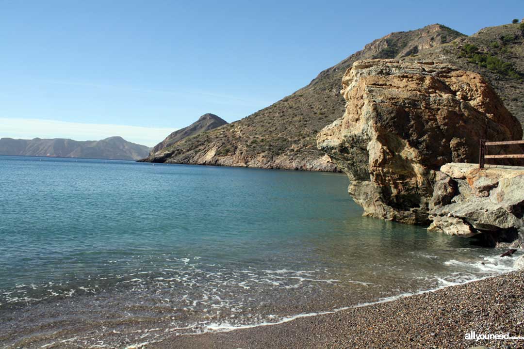 Playa el Portús en Cartagena