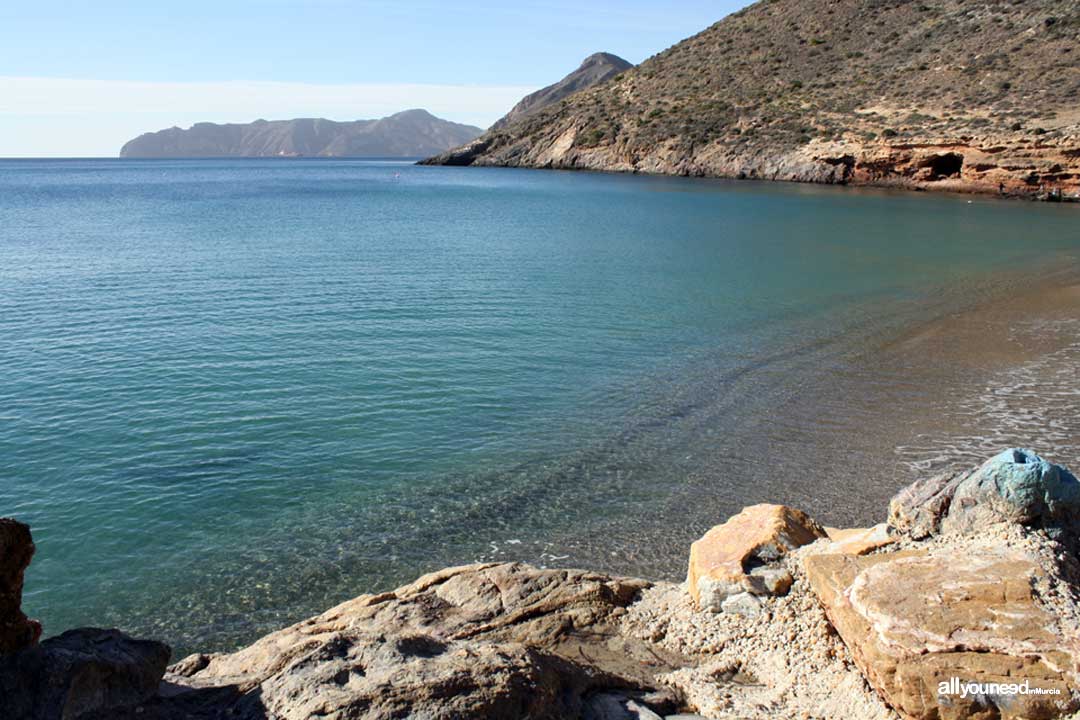 Playa el Portús en Cartagena