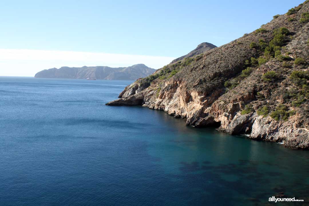 Playa el Portús en Cartagena