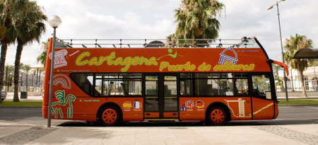 Tourist Bus in Cartagena