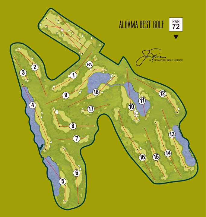 Condado de Alhama. Campo de golf  en Murcia. España