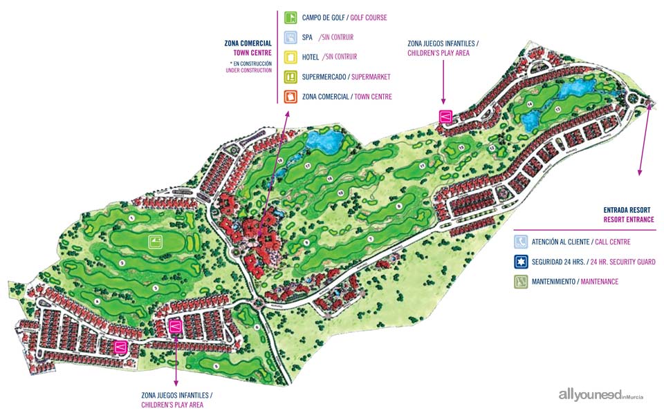 El Valle Golf Resort - Urbanización y campo de Golf en Murcia – España