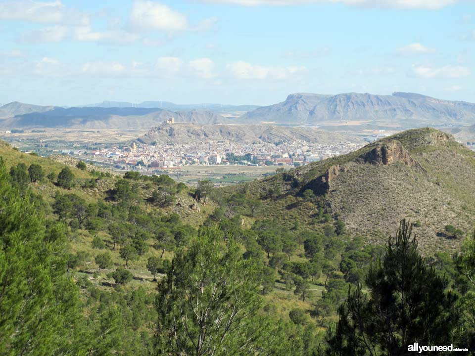 Vista de Jumilla desde el Monasterio de Santa Ana