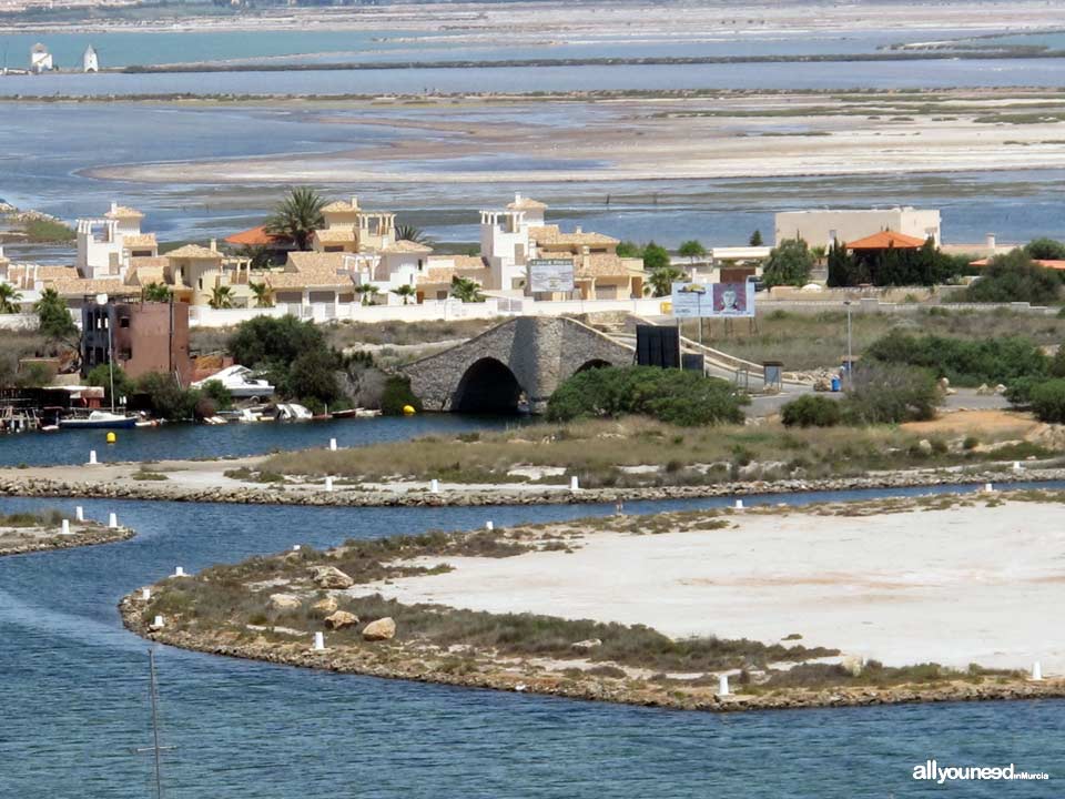 Puente de la Risa. Final del la Manga del Mar Menor