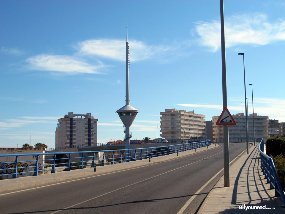 Puente del Estacio en la Manga del Mar Menor