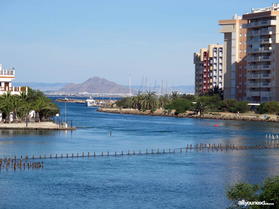 Gola, Canal del Estacio en la Manga del Mar Menor