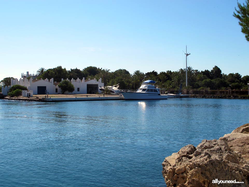 Gola, Canal del Estacio en la Manga del Mar Menor