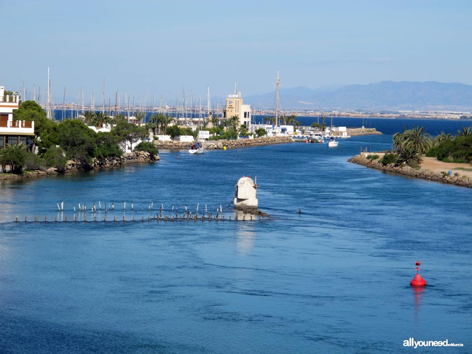 Gola, Canal del Estacio en la Manga del Mar Menor