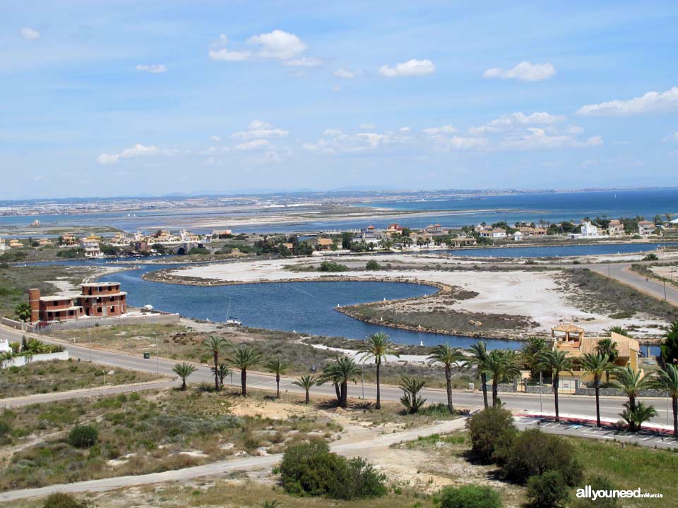 Golas de Veneziola en la Manga del Mar Menor