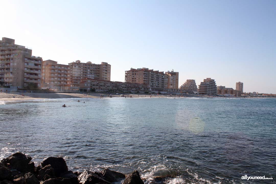 Playa de Galúa. La Manga Playa de Galúa. La Manga