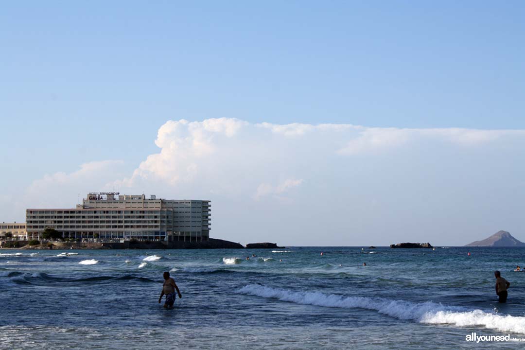 Playa de Galúa. La Manga Playa de Galúa. La Manga