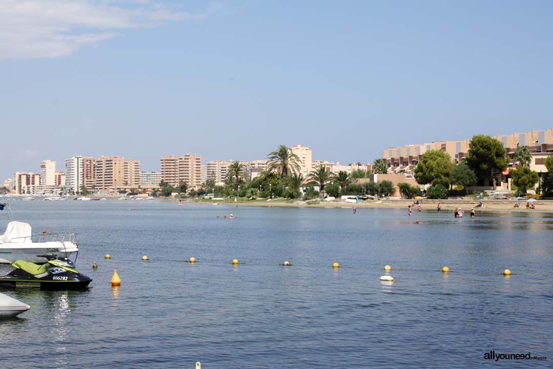 Playa de la Isla. La Manga / Playa Optimis