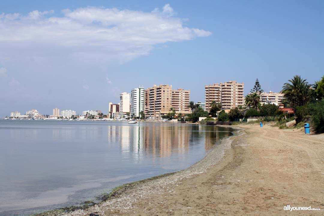 Playa de la Isla. La Manga / Playa Optimis