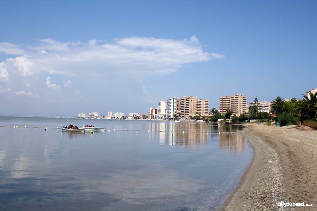 Playa de la Isla. La Manga / Playa Optimis