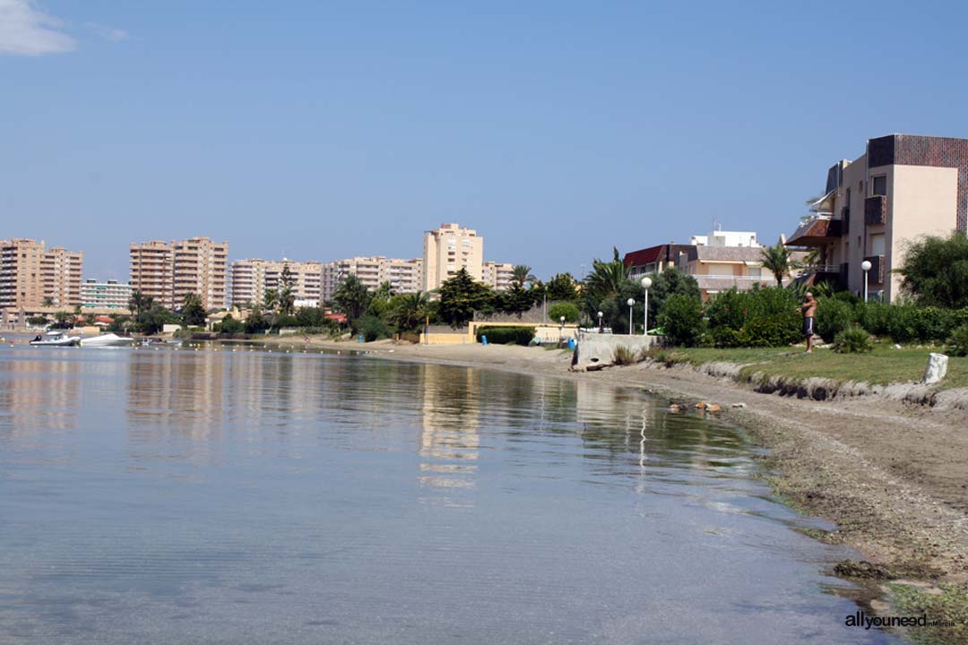 Playa de la Isla. La Manga / Playa Optimis