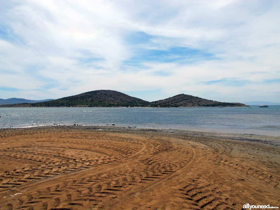 Playa Isla del Ciervo en la Manga del Mar Menor